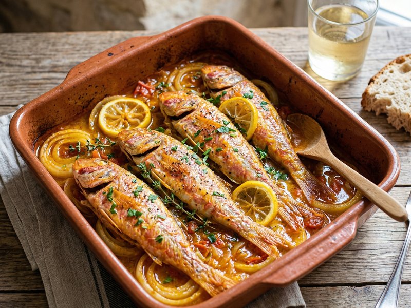 Rougets à l'orientale